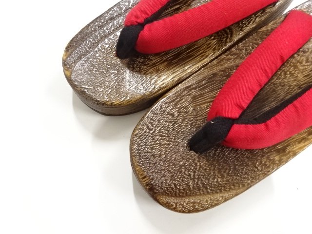  未使用品　焼桐下駄(24センチ)